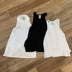 3 Free People Tanks